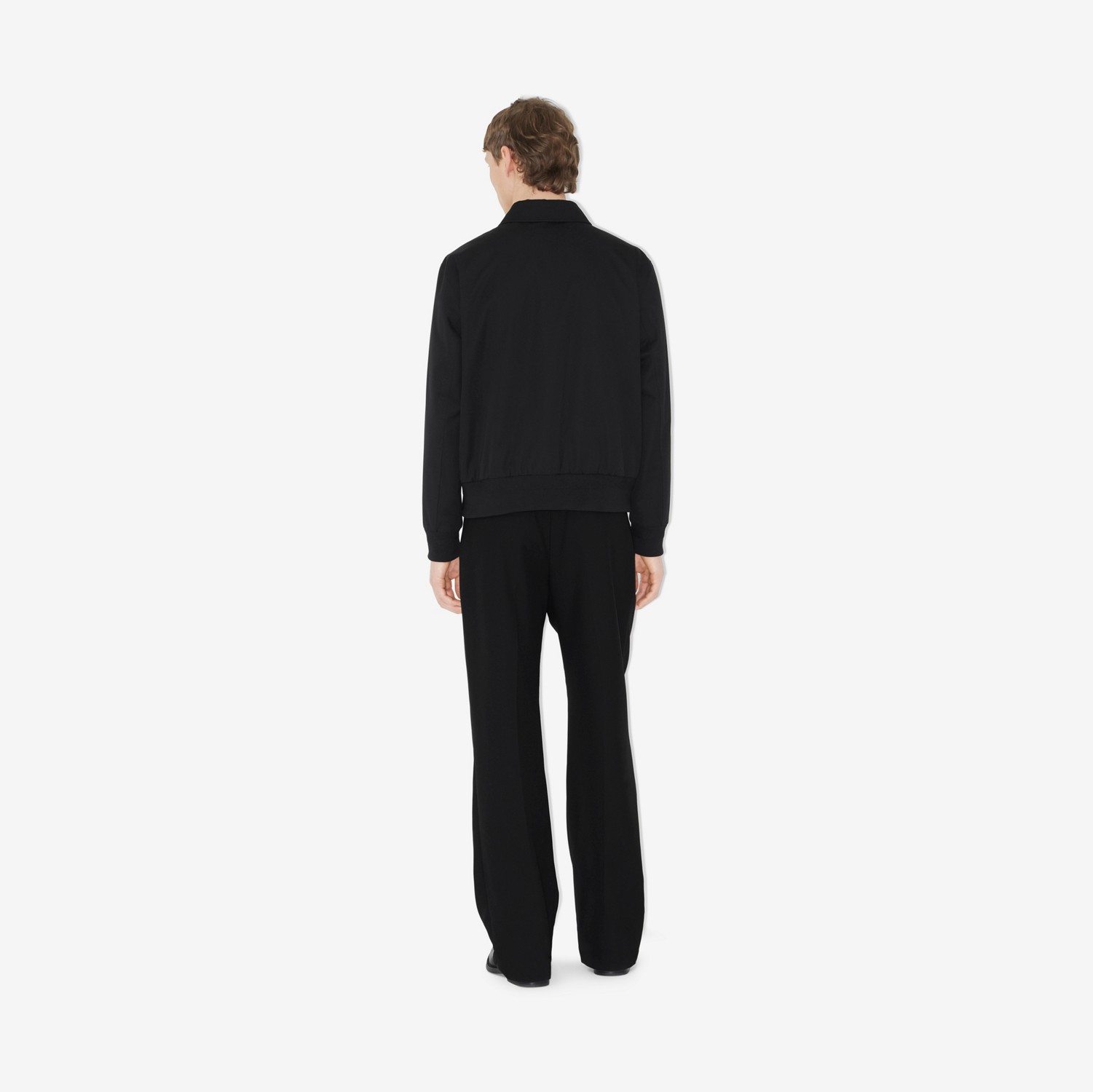 Soho Heritage Harrington Jacket in Black - Men | Burberry Soho Heritage Harrington Jacket in Black - Men | Burberry