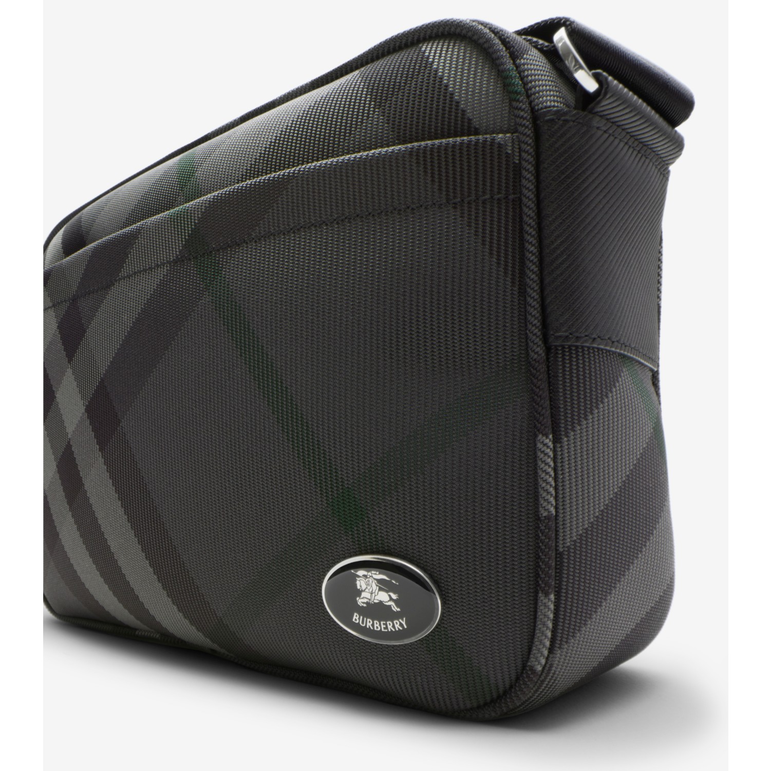 Slim Grid Crossbody Bag