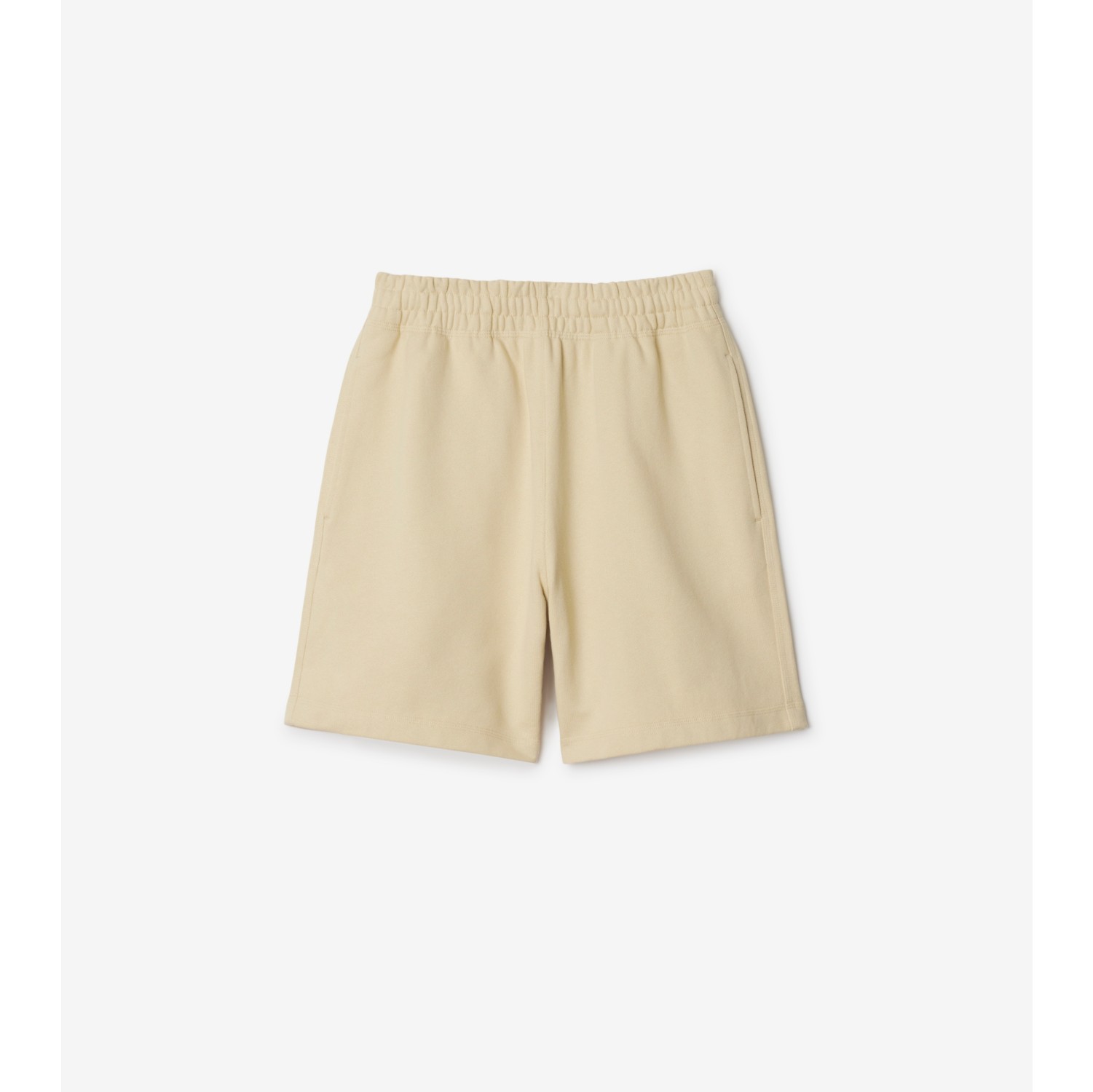 Check Label Cotton Shorts