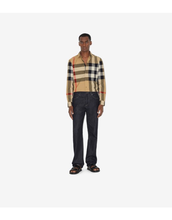 Burberry shirt men's long sleeve hotsell