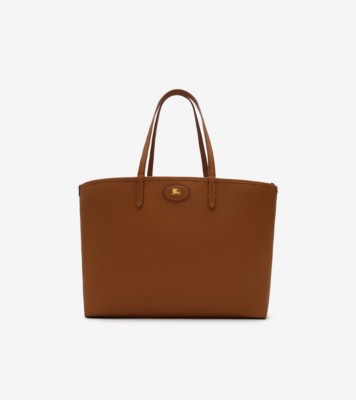 Medium Reversible Bloomsbury Tote​ in Warm russet - Women | Burberry® Official