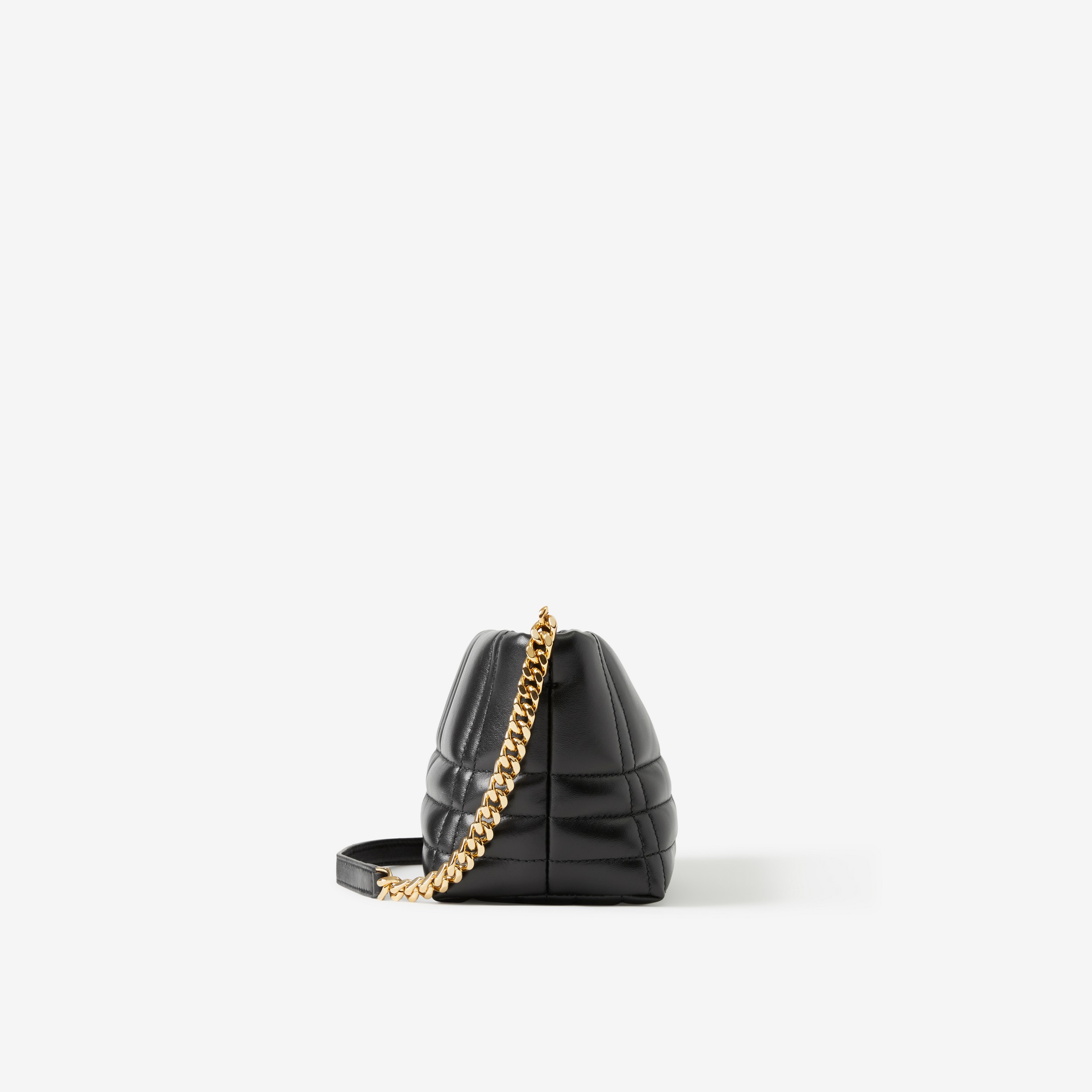 Quilted Leather Small Soft Lola Bag in Black - Women | Burberry® Official - 3