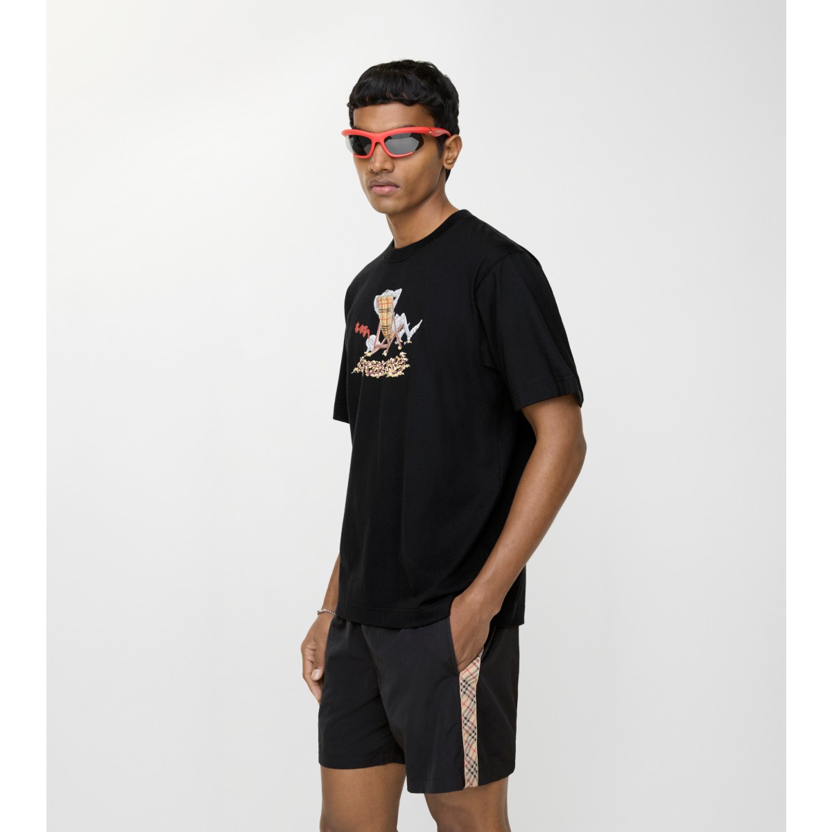  Check Trim Swim Shorts