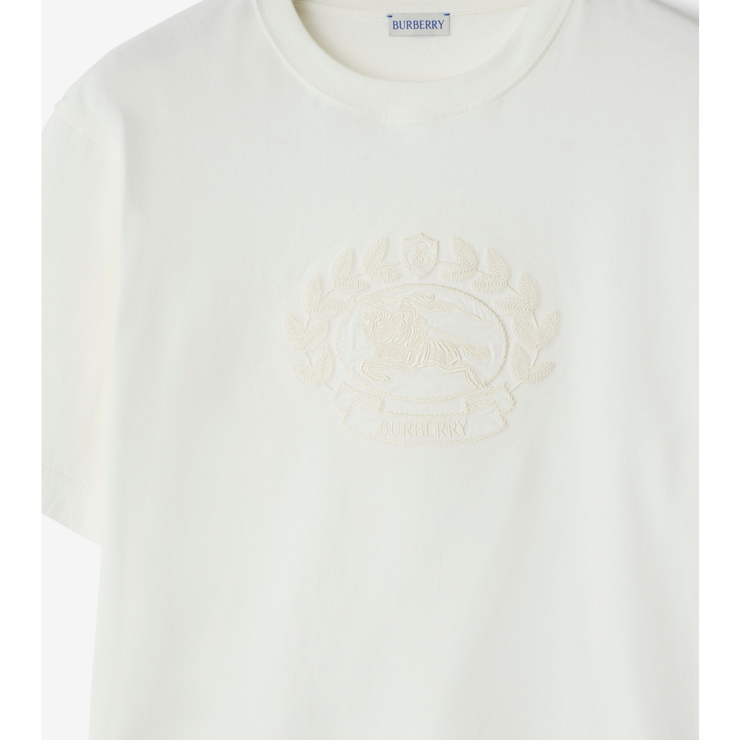 EKD Cotton T-shirt in Chalk - Men | Burberry® Official