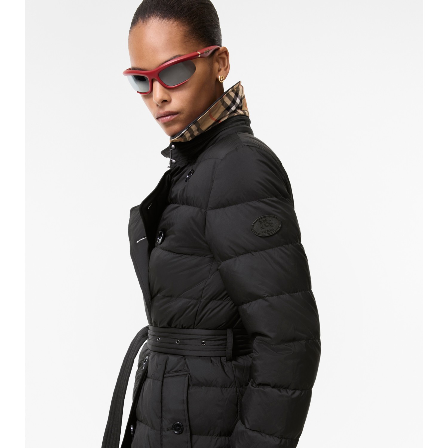 Short Nylon Audley Puffer Coat - thumbnail 4
