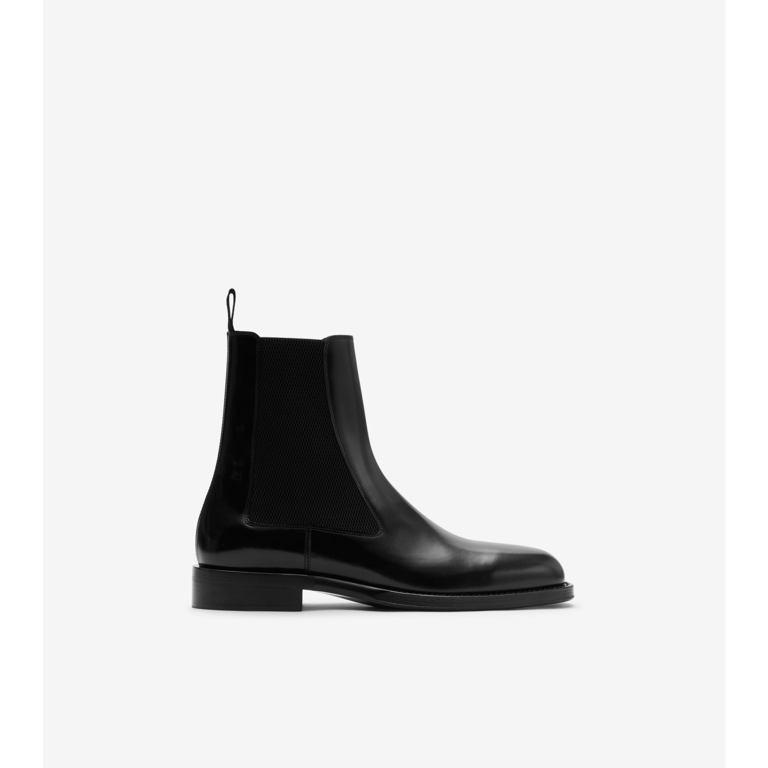 Leather Tux High Chelsea Boots in Black - Men | Burberry® Official