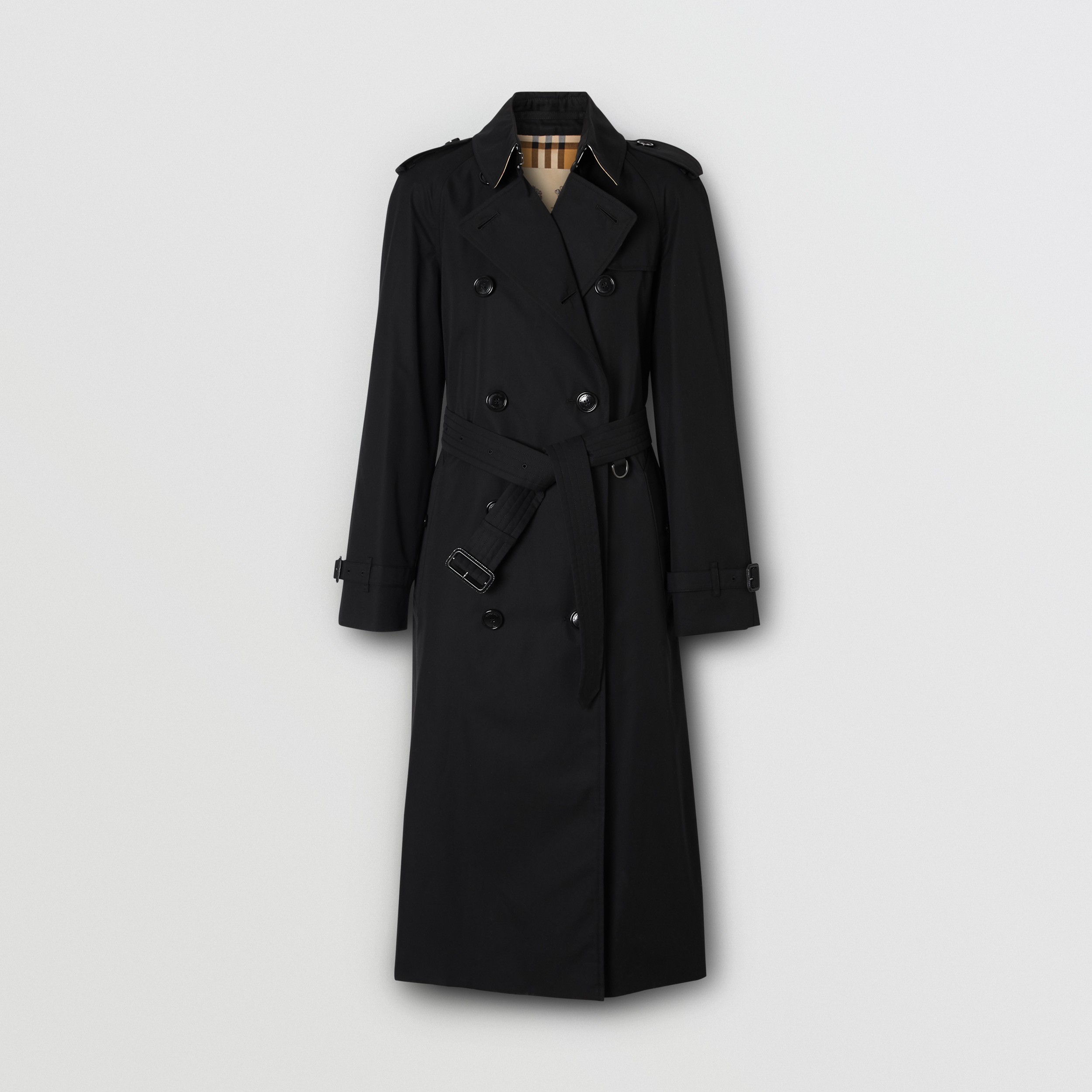 The Long Waterloo Heritage Trench Coat in Black - Women | Burberry® Official - 4