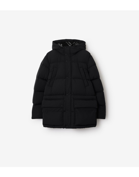 Nylon Puffer Coat