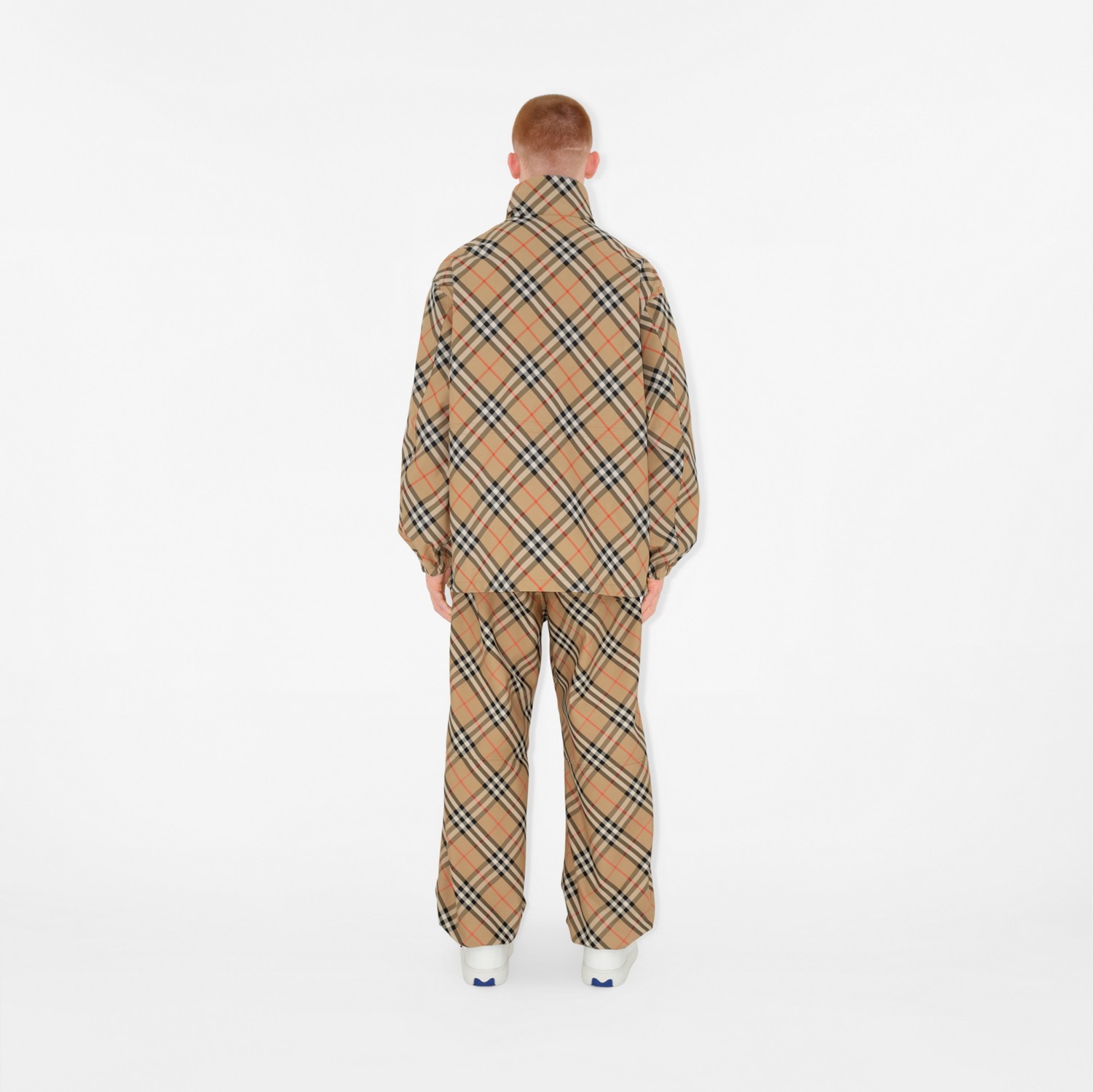 チェック ツイル ジャケット (サンド) - メンズ | Burberry®公式 チェック ツイル ジャケット (サンド) - メンズ | Burberry®公式