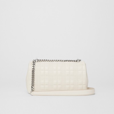 Small Quilted Lambskin Lola Bag in Pale Vanilla - Women | Burberry® Official