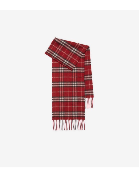 Check Cashmere Scarf