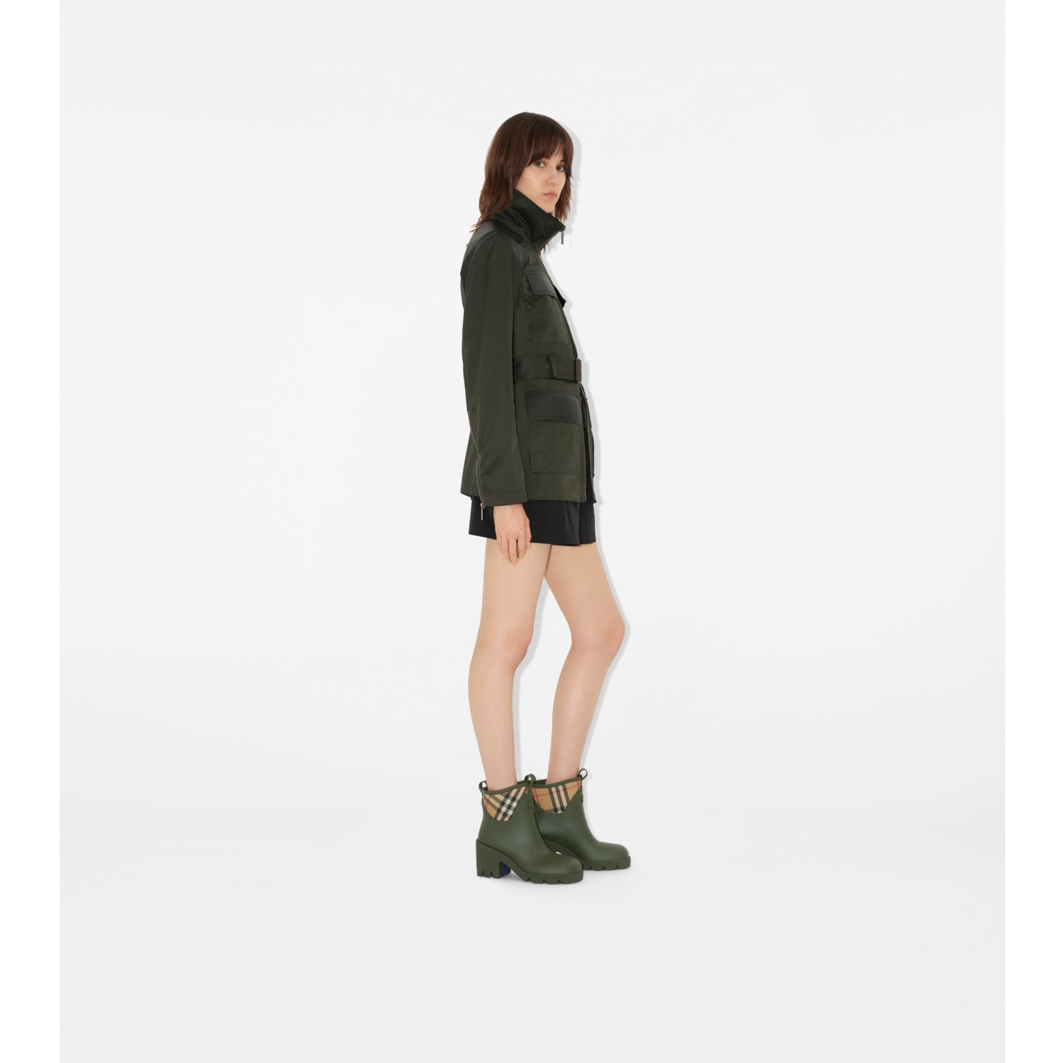 Rubber Marsh Stamp Heeled Low Boots​