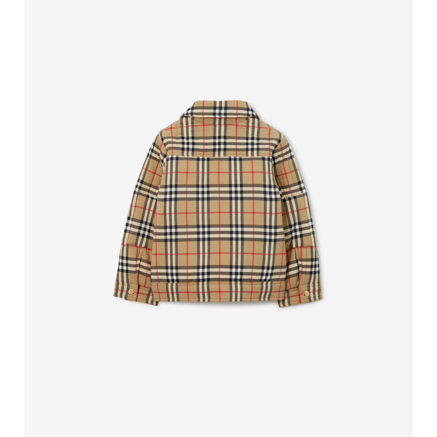 チェック ナイロン キルティングジャケット (アーカイブベージュ) | Burberry®公式サイト