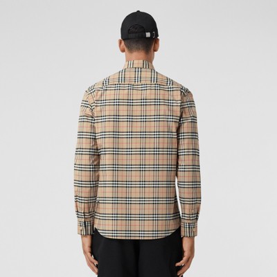 mens burberry button down