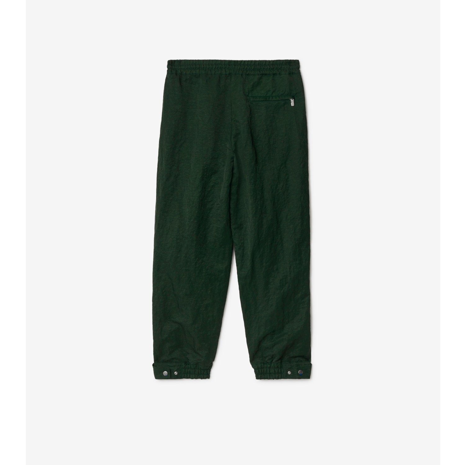 Nylon Tailored Trousers in Ivy - Men | Burberry® Official