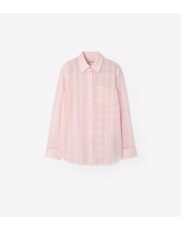 Camicia in cotone Check con vestibilità classica