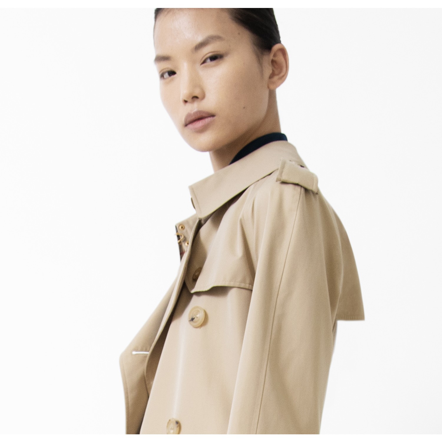 The Waterloo - Trench coat Heritage longo (Mel) - Mulheres | Burberry® oficial