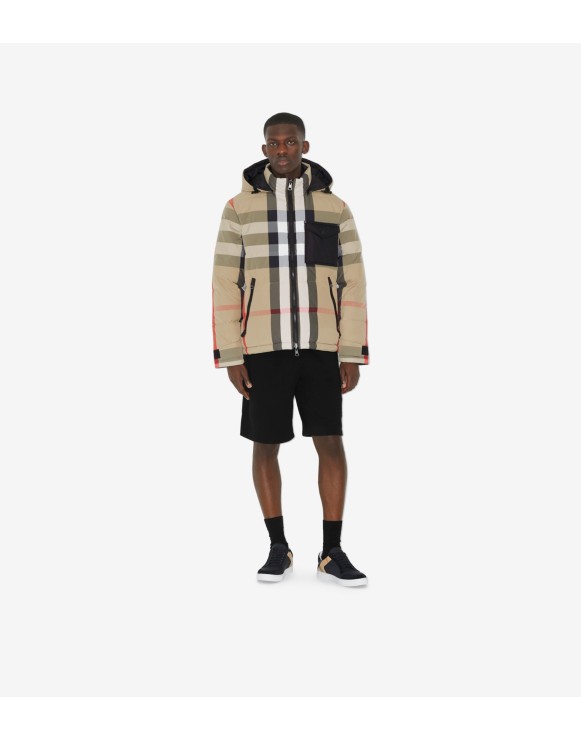 Reversible Check Puffer Jacket