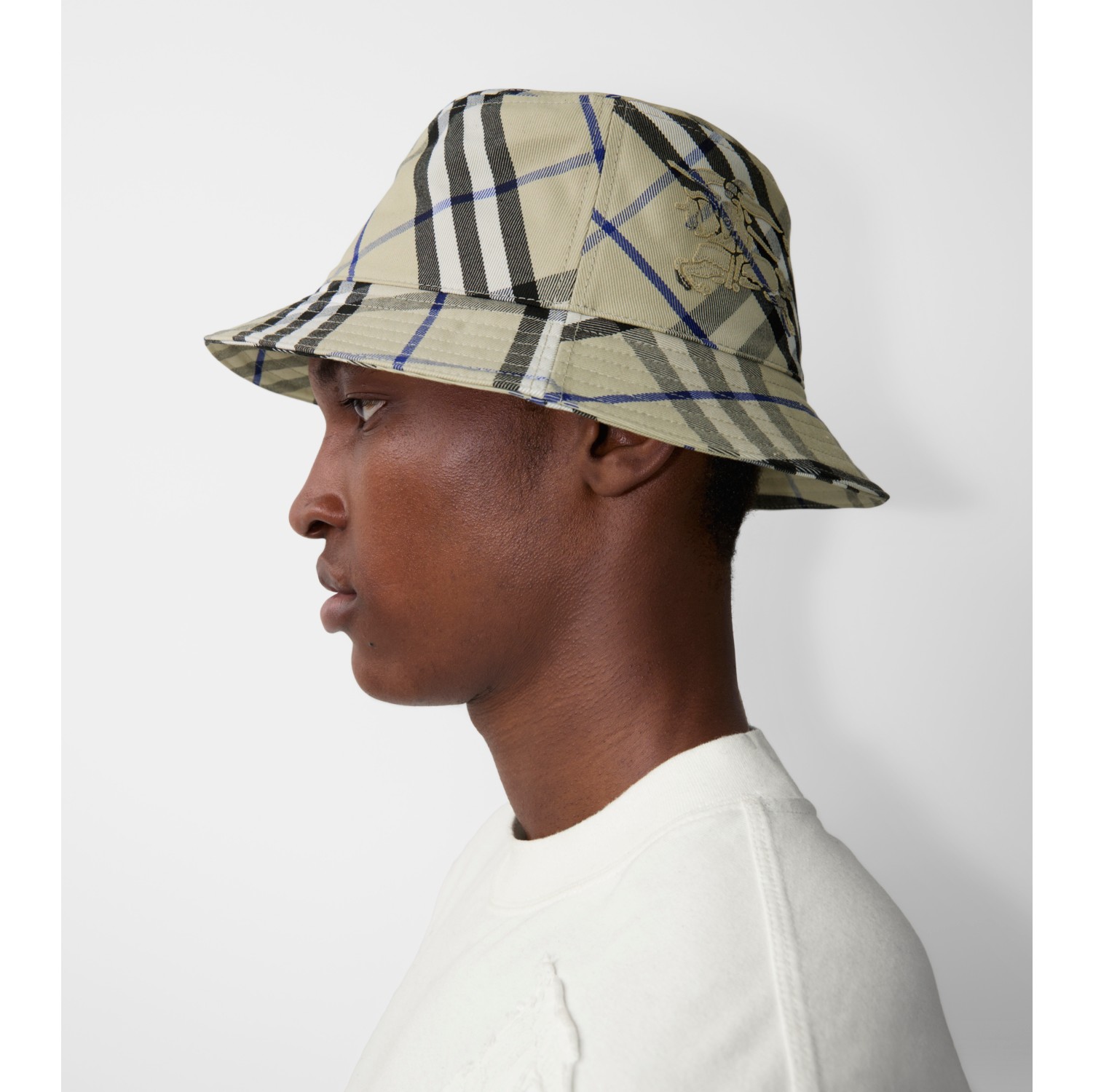 Check EKD Cotton Blend Bucket Hat