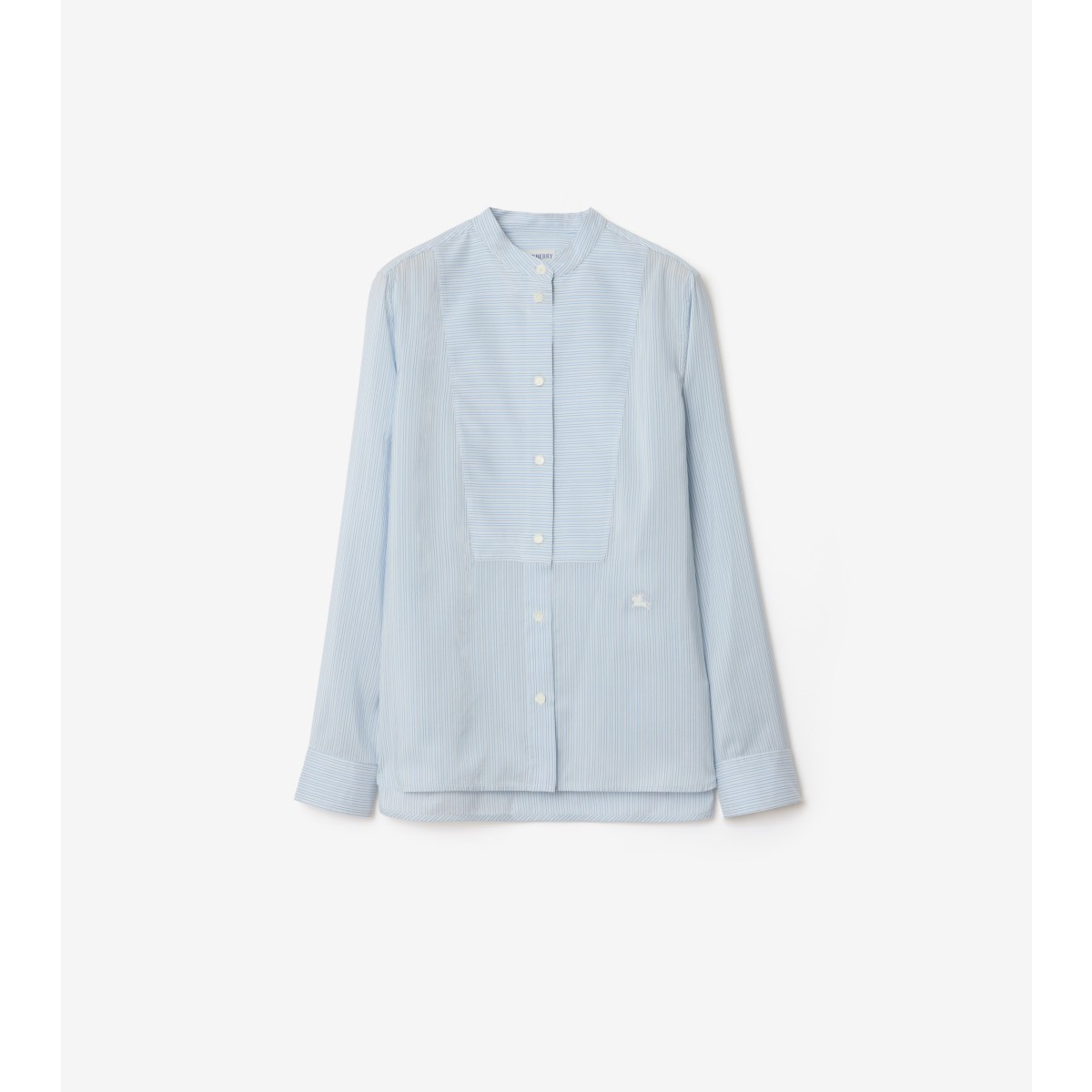  Stripe Relaxed Fit d Silk Poplin Shirt