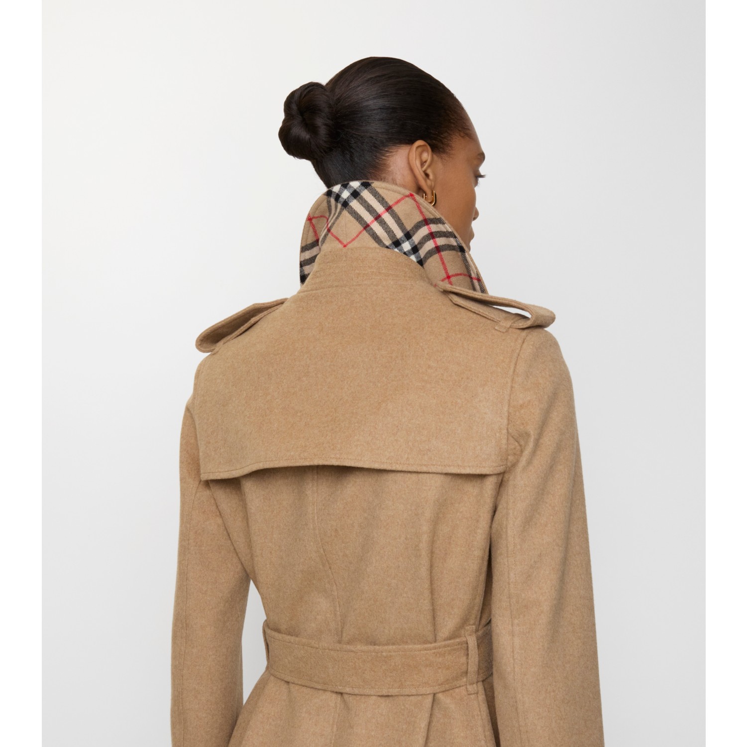 Long Cashmere Kensington Trench Coat