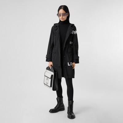 burberry parka womens