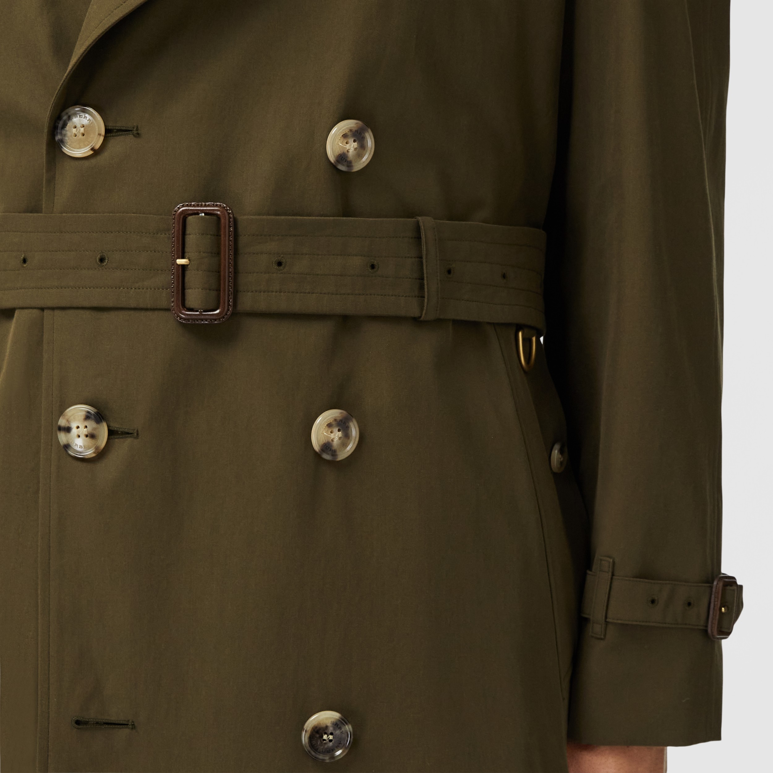 The Westminster Heritage Trench Coat in Dark Military Khaki - Men | Burberry®  Official