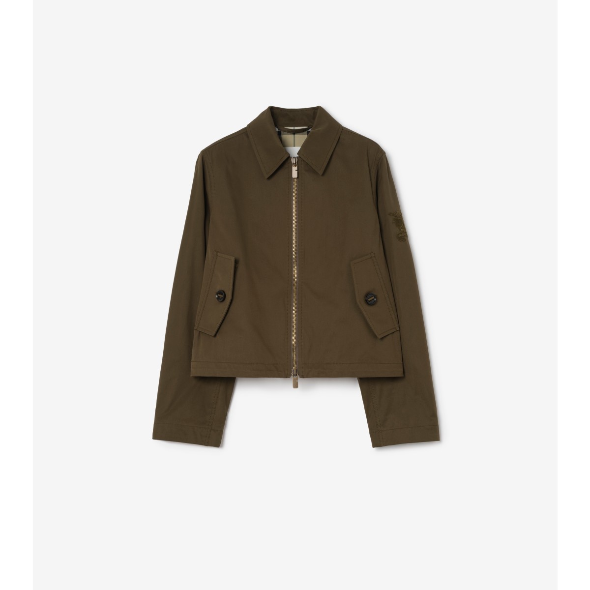  Check Gabardine Jacket