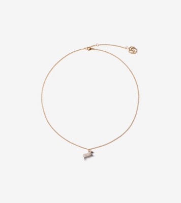 Sheep Charm Necklace​ in Gold/silver/clear - Women