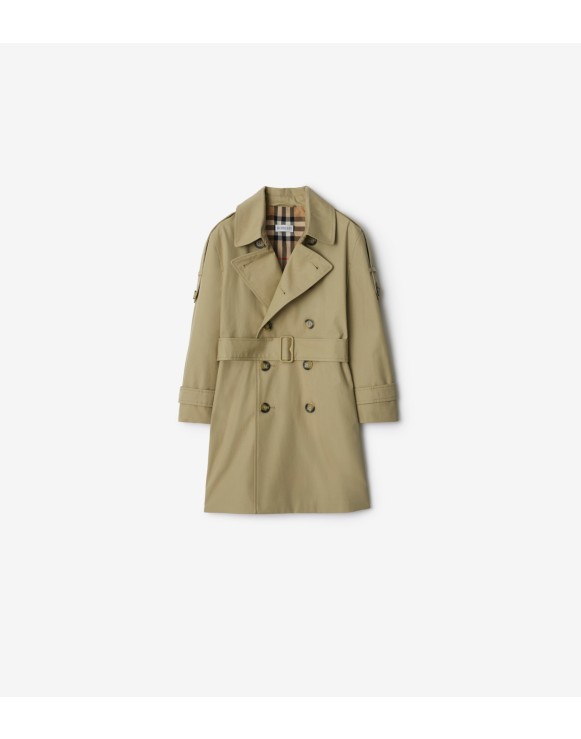 Trench coat de gabardine