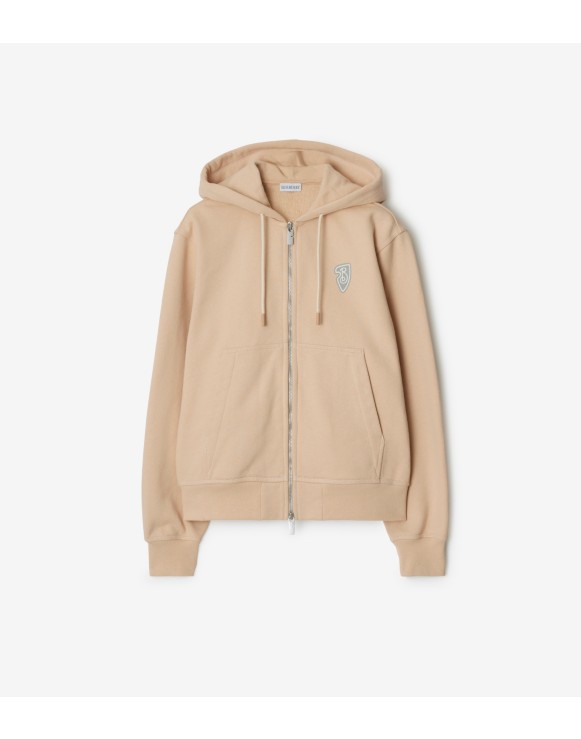 Hoodie zippé en coton EKD