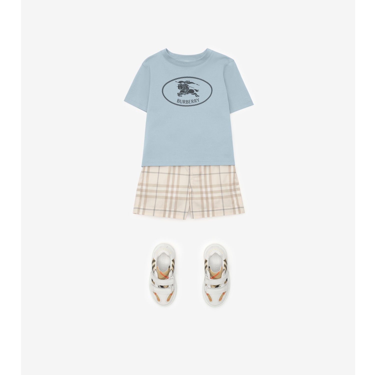 Knight Stamp Cotton T-shirt