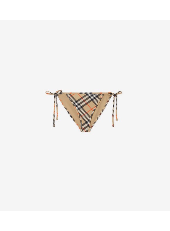 Burberry Tessa Print Panties in Brown