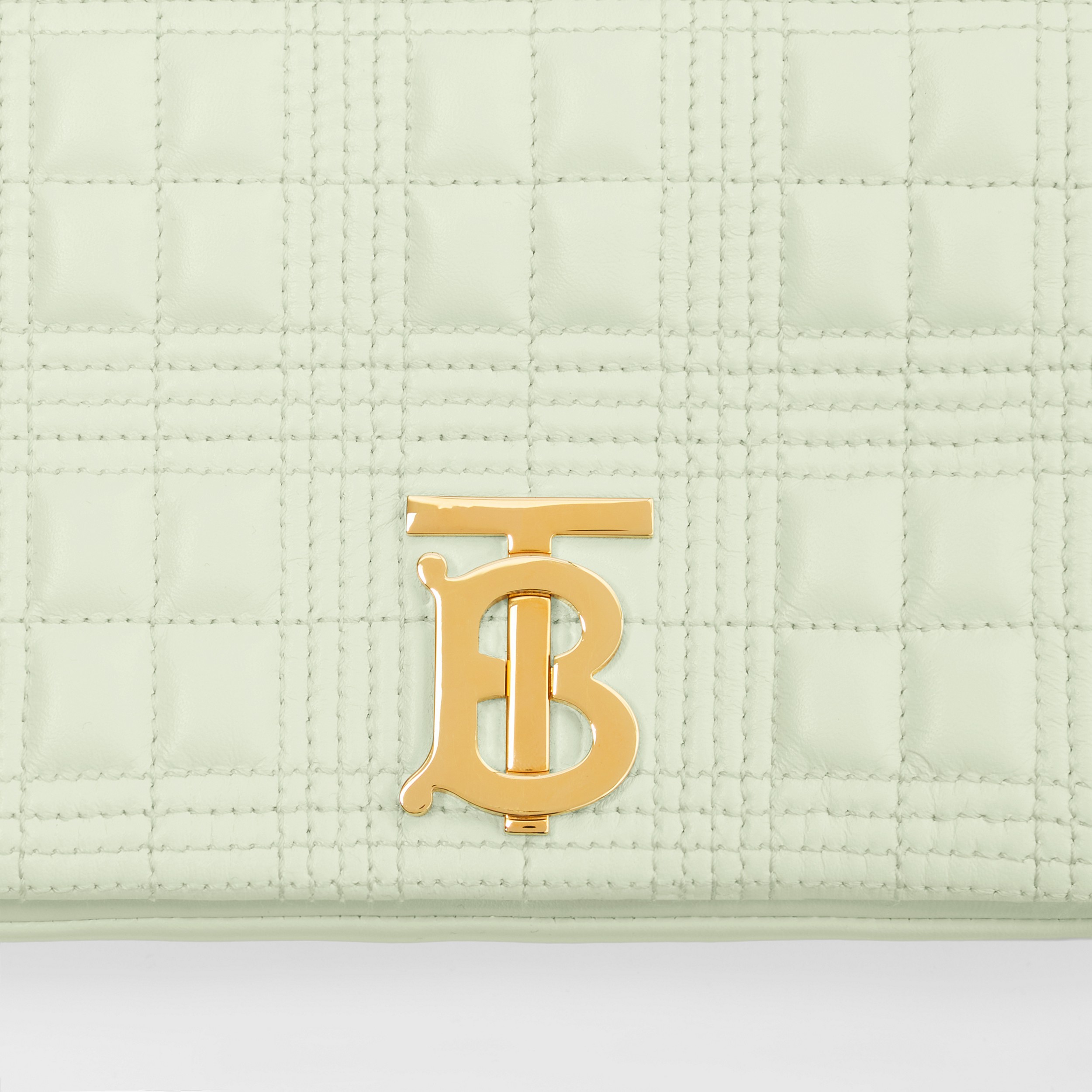 Small Quilted Lambskin Lola Bag in Pistachio - Women | Burberry® Official - 2