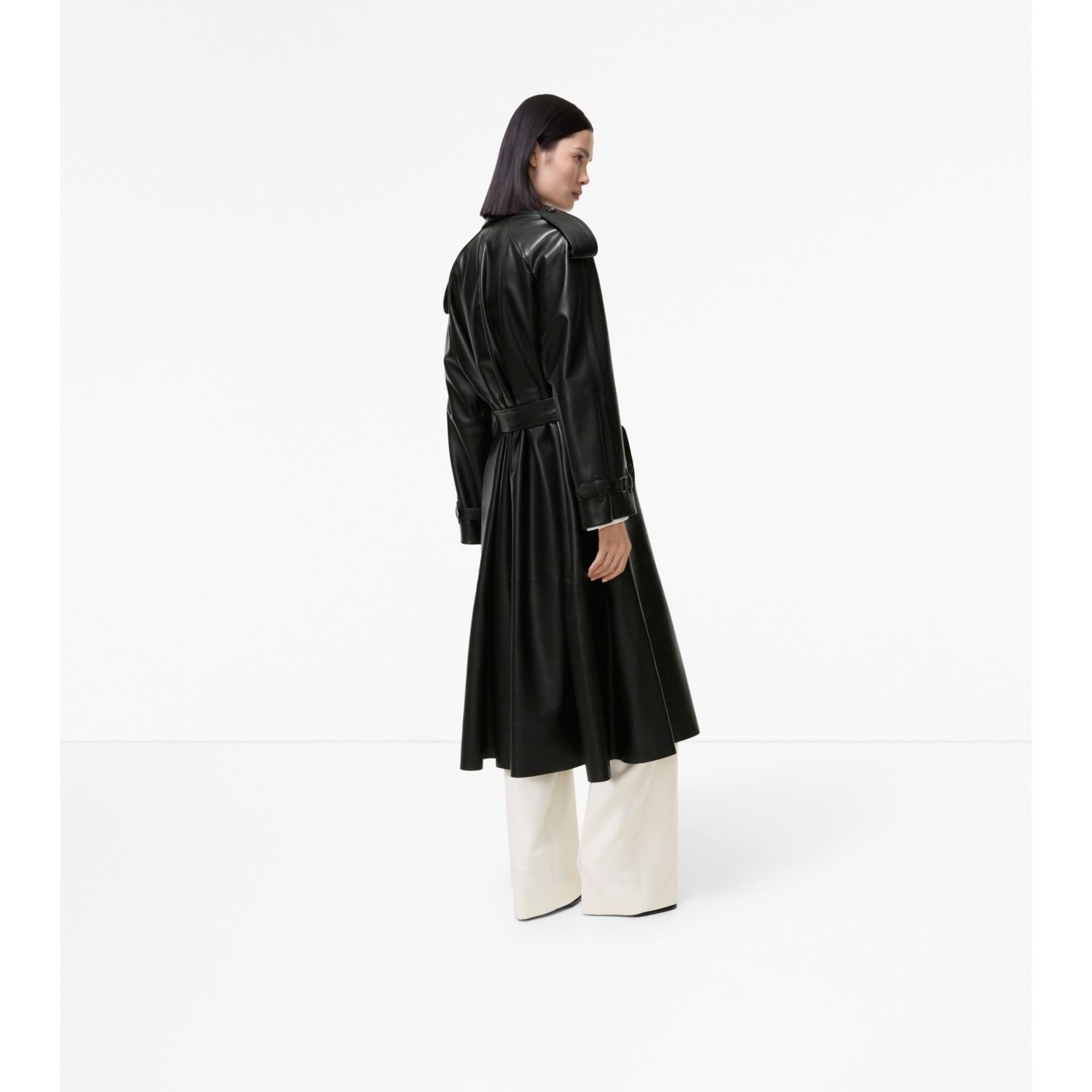 Leather Lemlair Coat - thumbnail 5