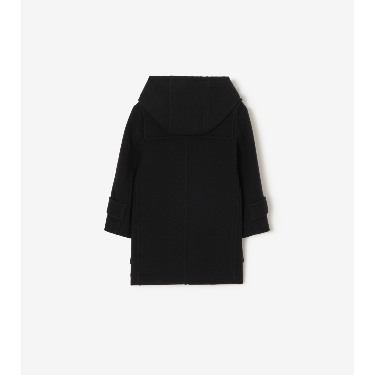  Check Wool Blend Duffle Coat