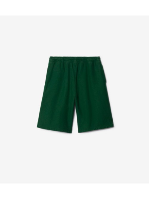 Shop Burberry Cotton Shorts In Ivy