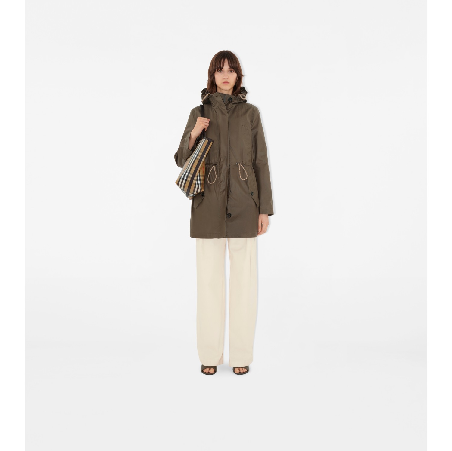 Coated Gabardine Parka