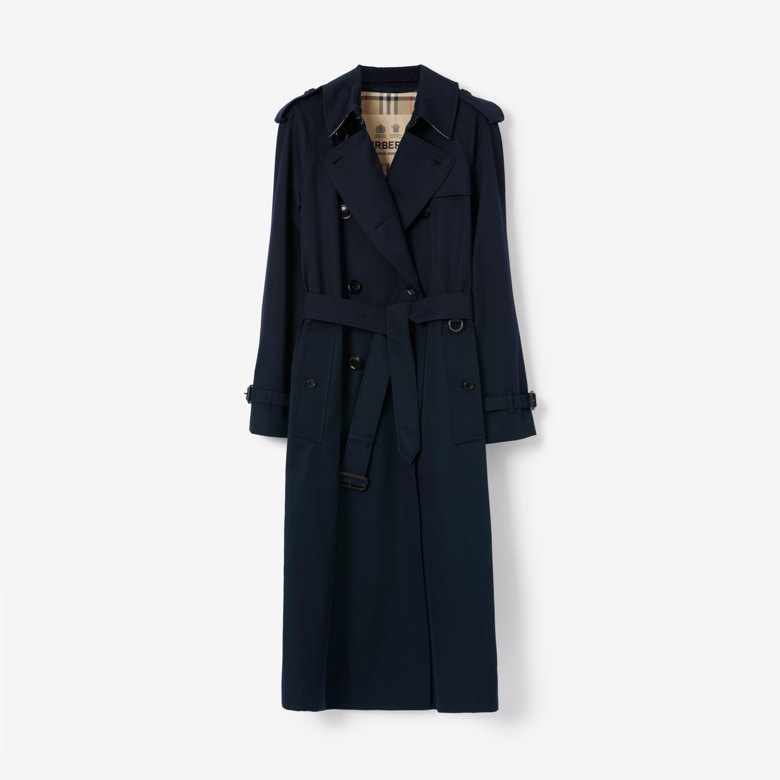Hilsen Tag ud vitamin Long Waterloo Heritage Trench Coat in Coal Blue | Burberry® Official