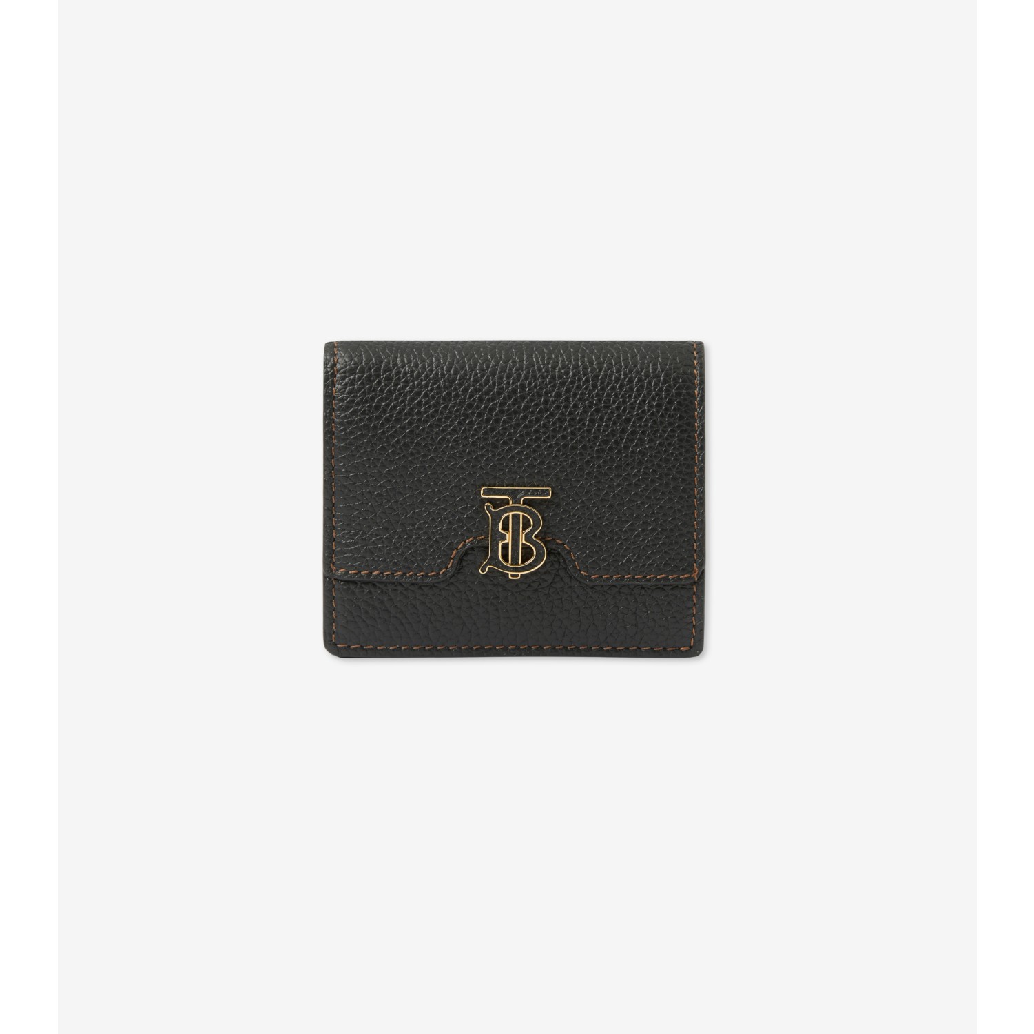 TB Folding Wallet in Black - Women, Leather | Burberry® Official