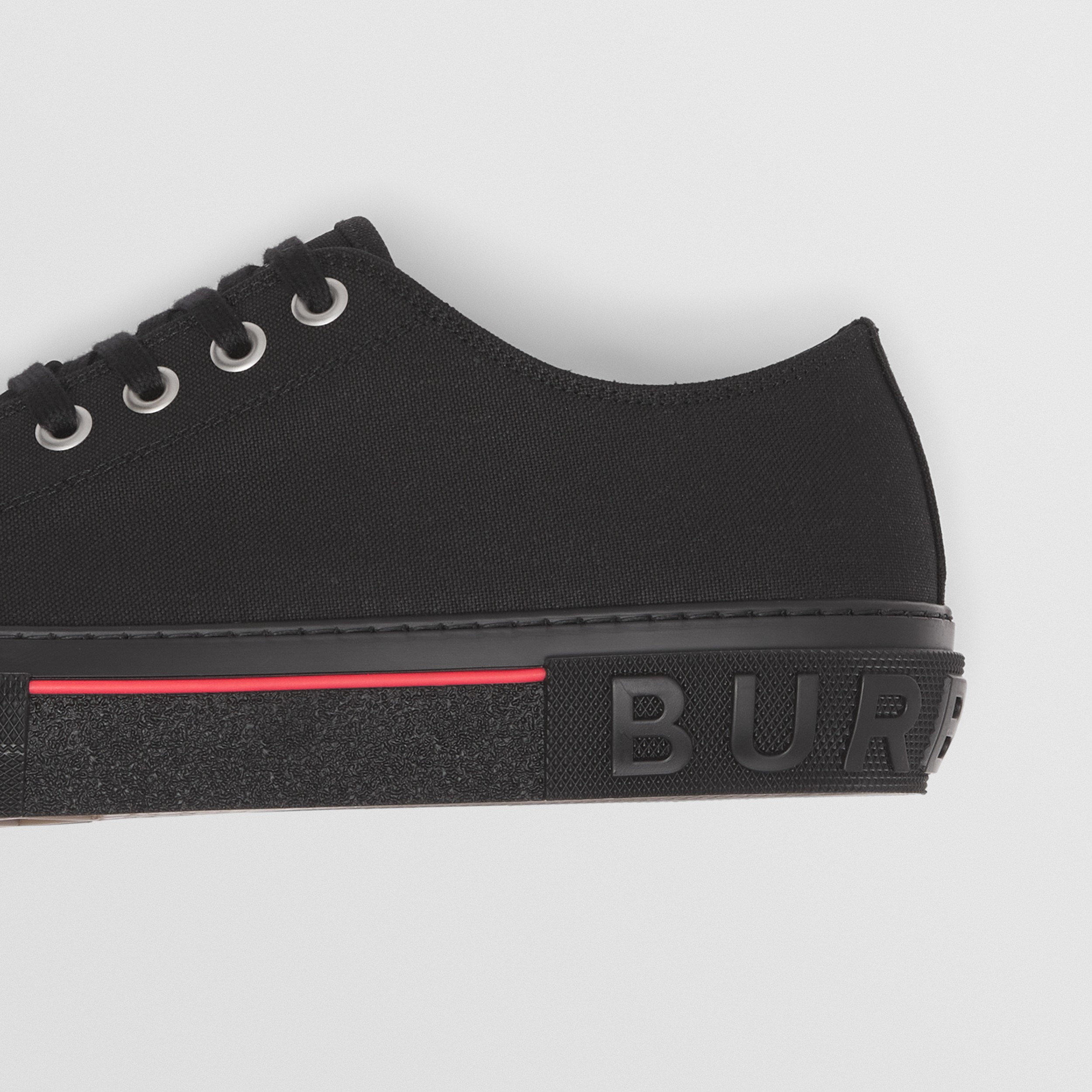 Baumwollsneaker mit Logodetail (Schwarz) - Herren | Burberry® - 2