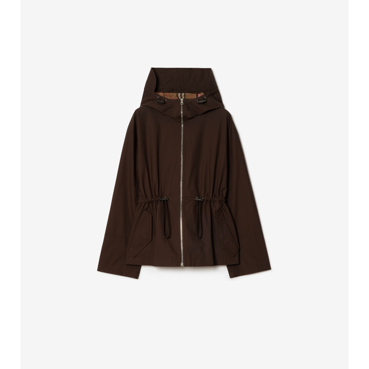 Lightweight Coated Cotton Parka