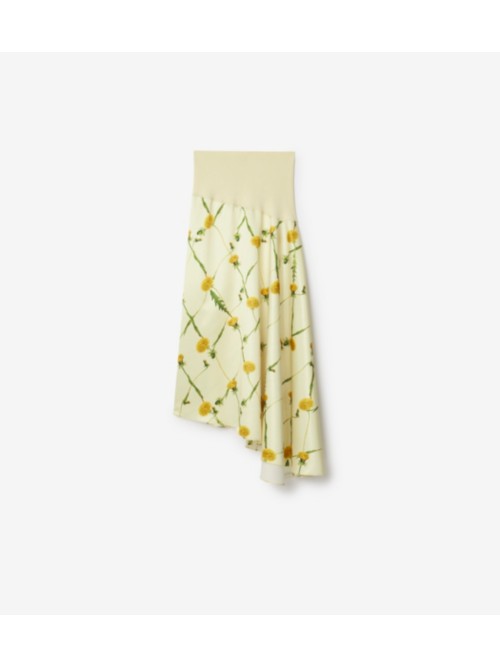 Shop Burberry Dandelion Skirt In Sherbet