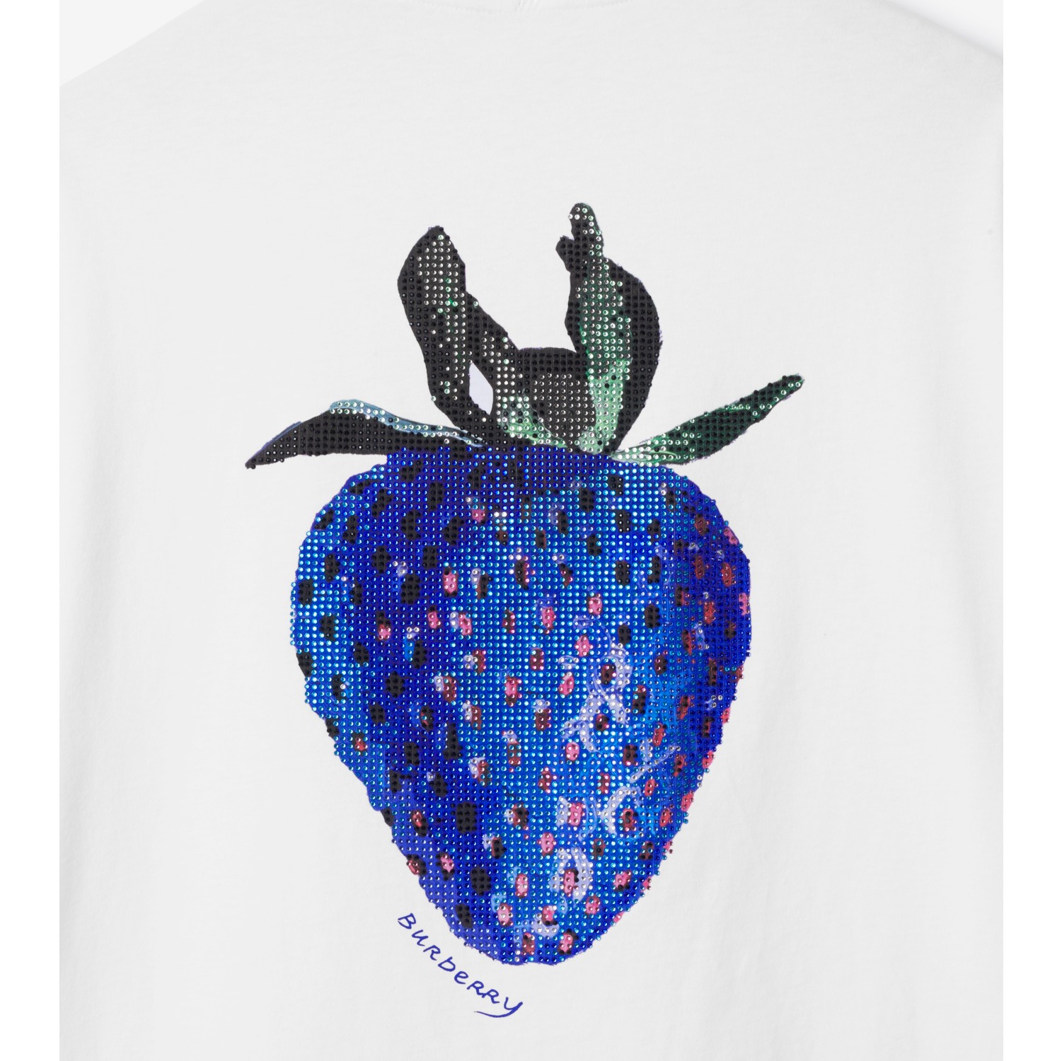 Crystal Strawberry Cotton T-shirt