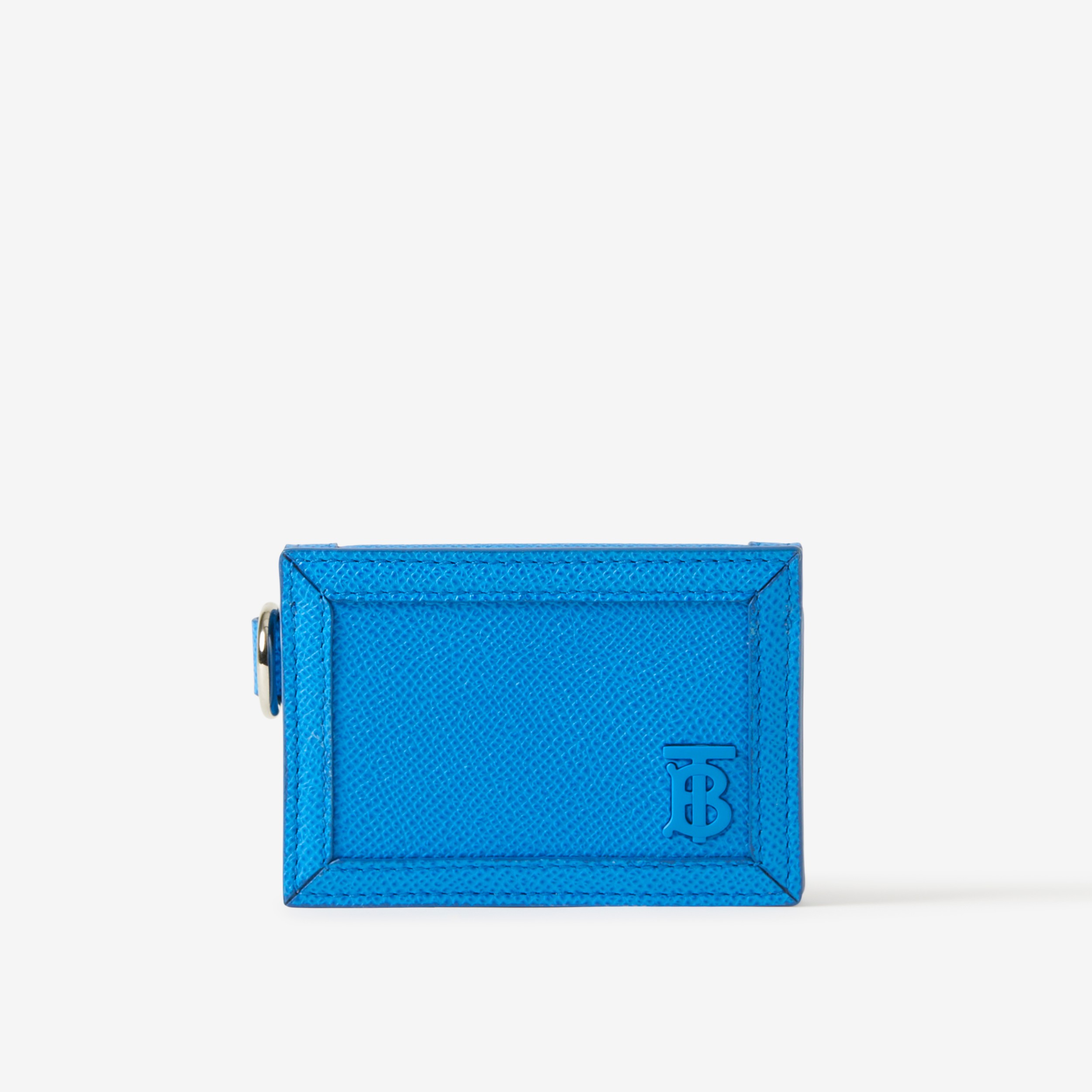 Grainy Leather TB Card Case Lanyard in Vivid Blue - Men | Burberry® Official