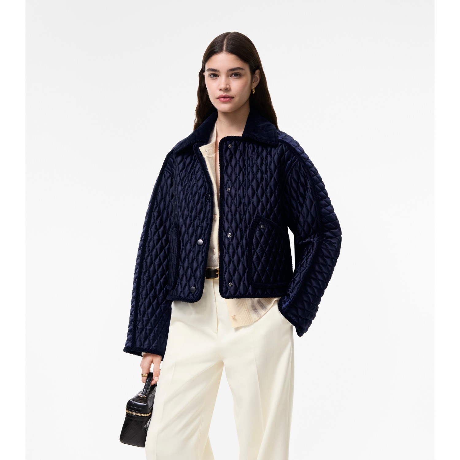 Cropped Quilted Nylon Floriston Jacket - thumbnail 7