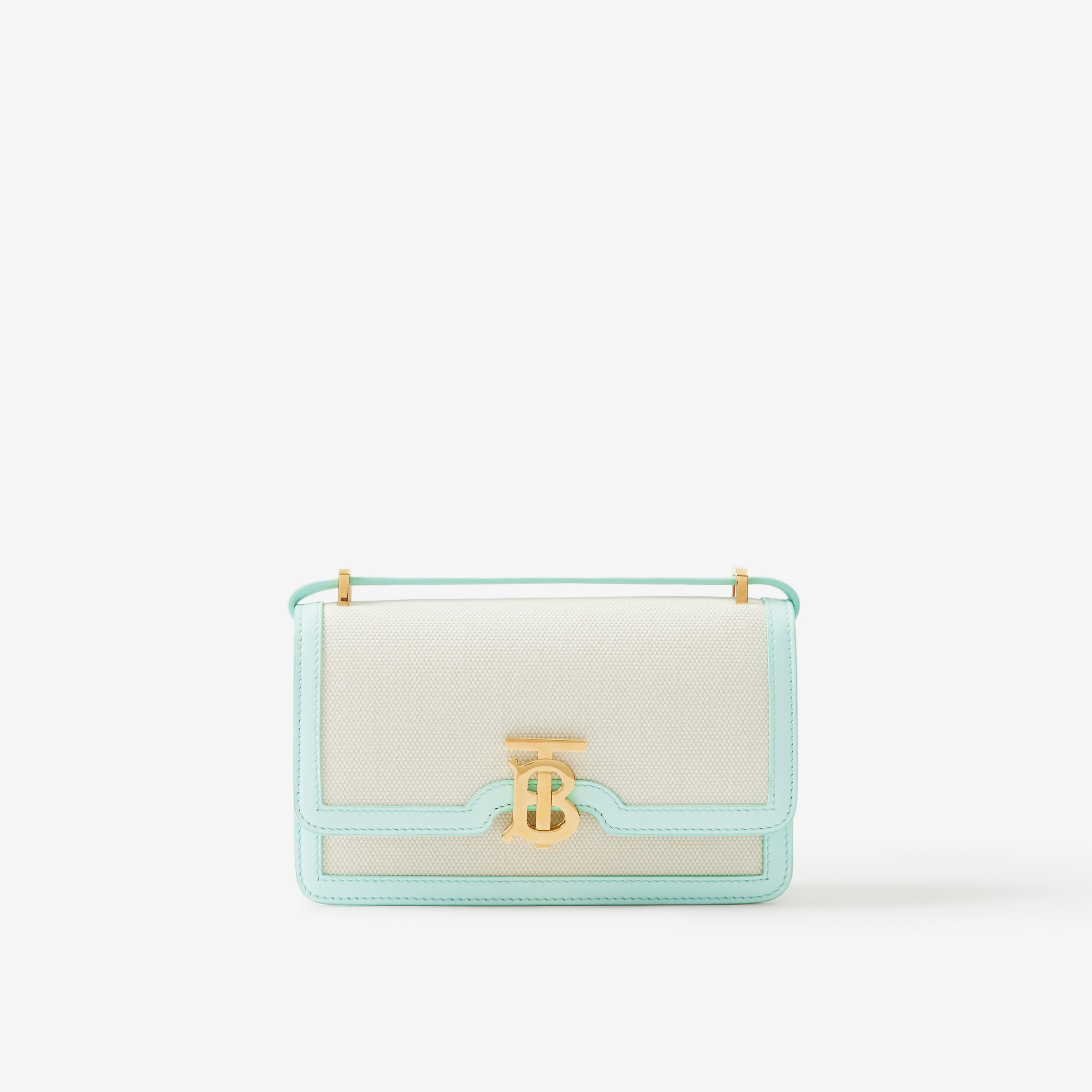 Mini TB Bag in Natural/cool Mint - Women | Burberry® Official - 1