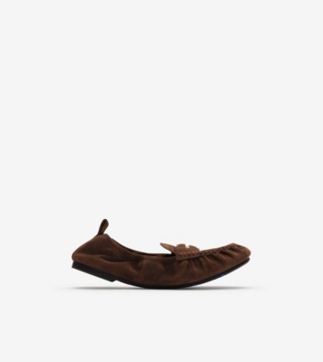 Suede Fawn Loafers in Hazel brown - Women | Burberry® Official