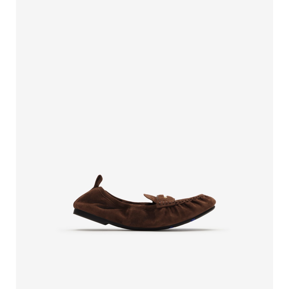  Check Suede Fawn Loafers