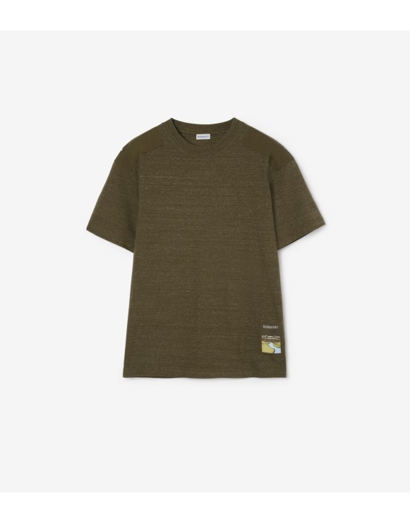 Landscape Label Cotton T-shirt
